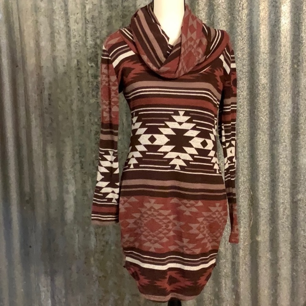 Rue21 Cowell Neck Sweater Dress size M.